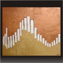 Damien Rohrbach Viadas
'Paso 24, Avanzando' 
T�cnica mixta sobre bastidor