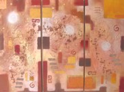 Damien Rohrbach Viadas
'Din�mica de la luna' 
T�cnica mixta sobre bastidor