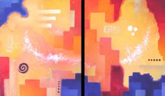 Damien Rohrbach Viadas
'Caracol 3' 
T�cnica mixta sobre tela