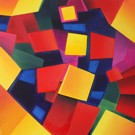 Damien Rohrbach Viadas
'Paseo de colores 2'
T�cnica mixta sobre tela