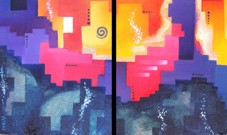 Damien Rohrbach Viadas
'Suave Viaje 3' 
T�cnica mixta sobre tela