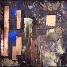 Damien Rohrbach Viadas
'Black Velvet 20x20 cm' 
Mixta sobre cobre