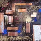 Damien Rohrbach Viadas
'Black Velvet 30x30 cm' 
Mixta sobre cobre