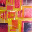 Damien Rohrbach Viadas
'Colorales 40x40 cm' 
Mixta sobre cobre