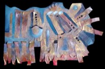 Damien Rohrbach Viadas
'Nueva Era 2' 
T�cnica mixta sobre tela