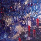 Damien Rohrbach Viadas
'Sweet caresses 30x30 cm' 
Mixta sobre cobre