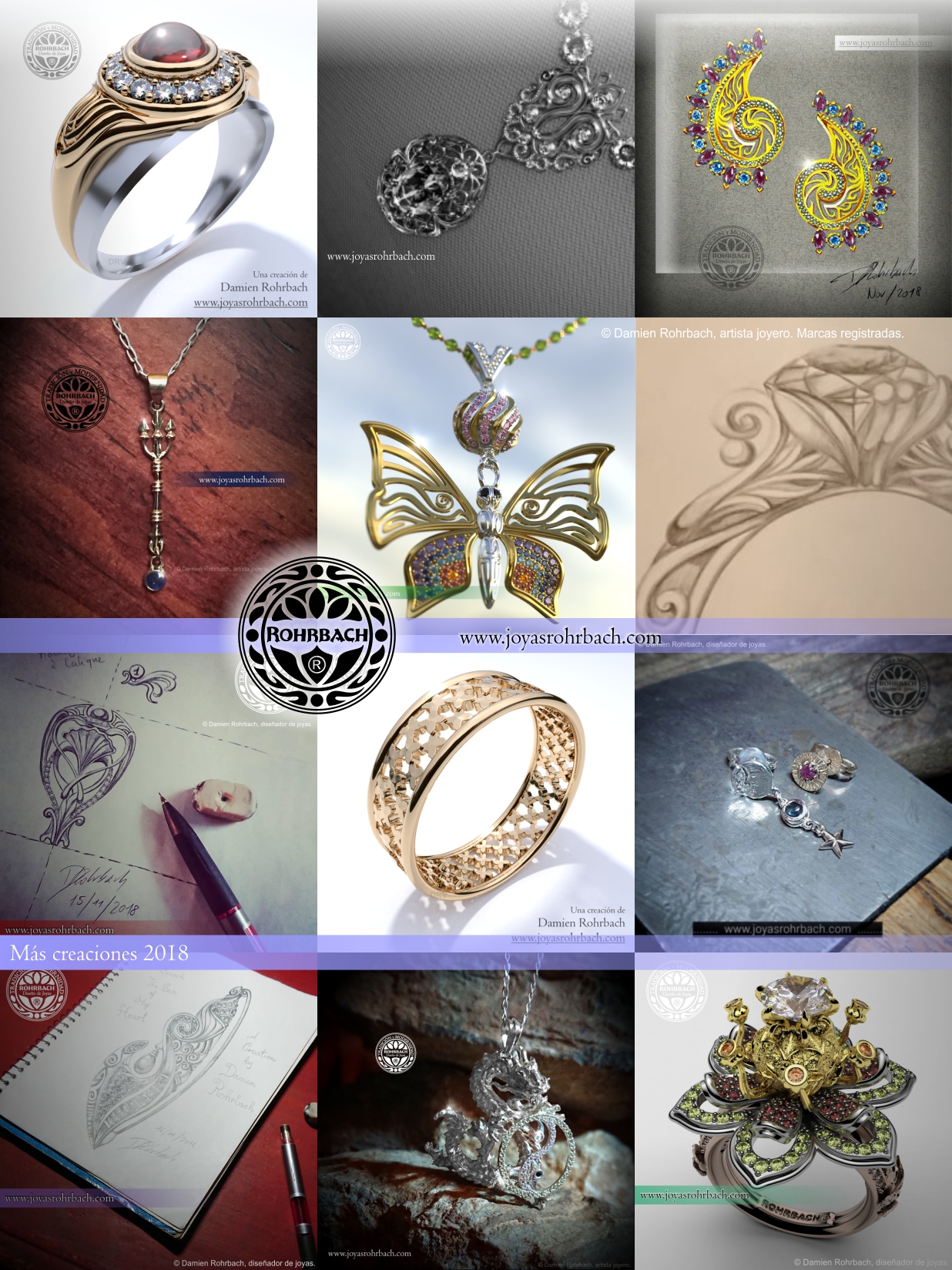 Jewelry Design 2018 - part 2 ROHRBACH ® Jewelry Design