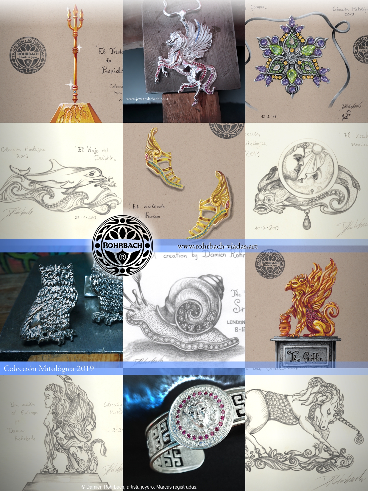 Mythologic Jewelry Collection 2019 ROHRBACH ® Maestro joyero diseñador de joyas