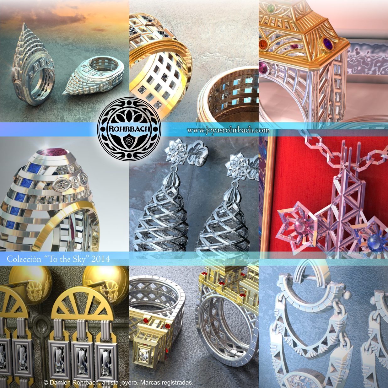 To the Sky Jewelry Design 2014 ROHRBACH ® Jewelry Design