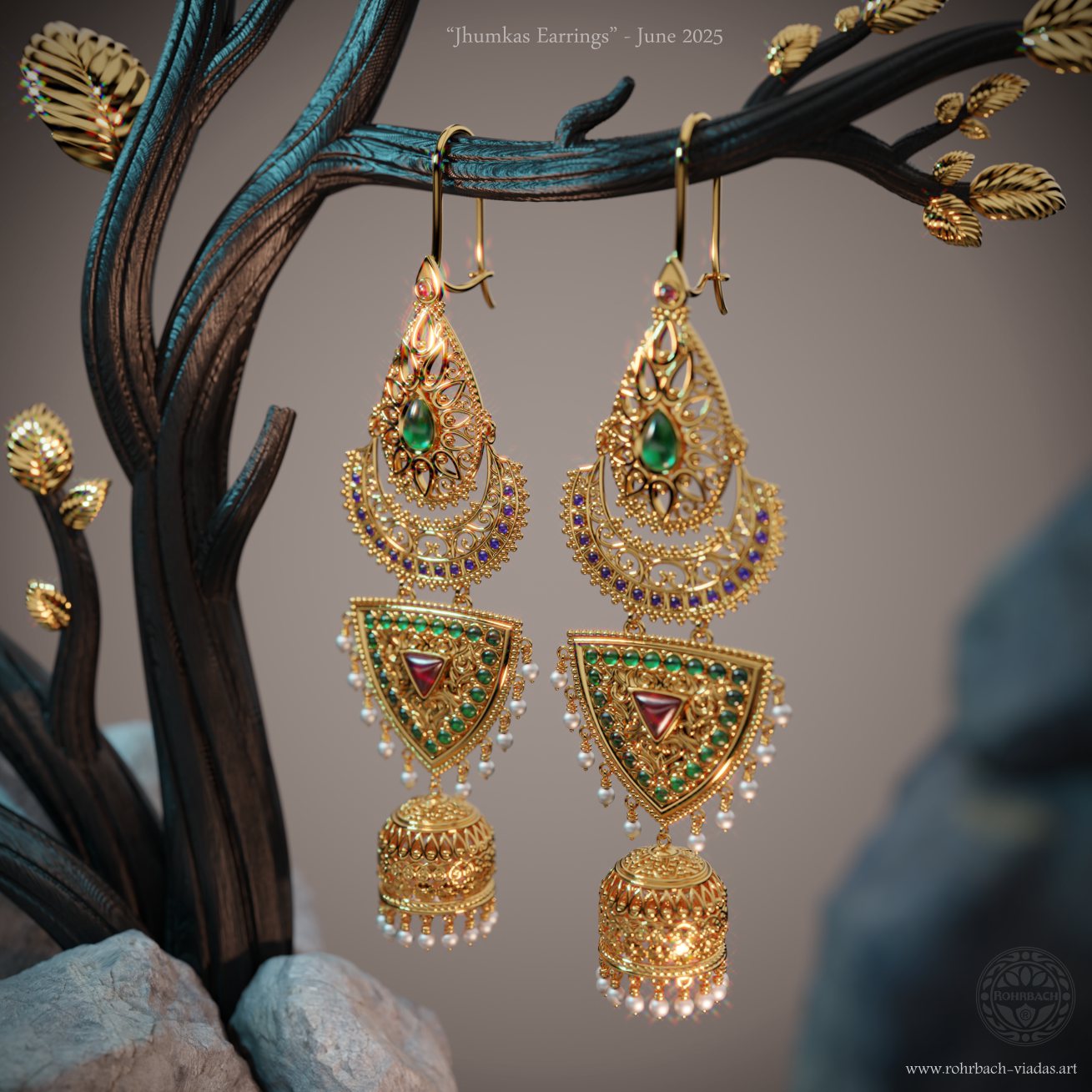 Rohrbach ® 3D Jewelry Design tutorials animations rendering