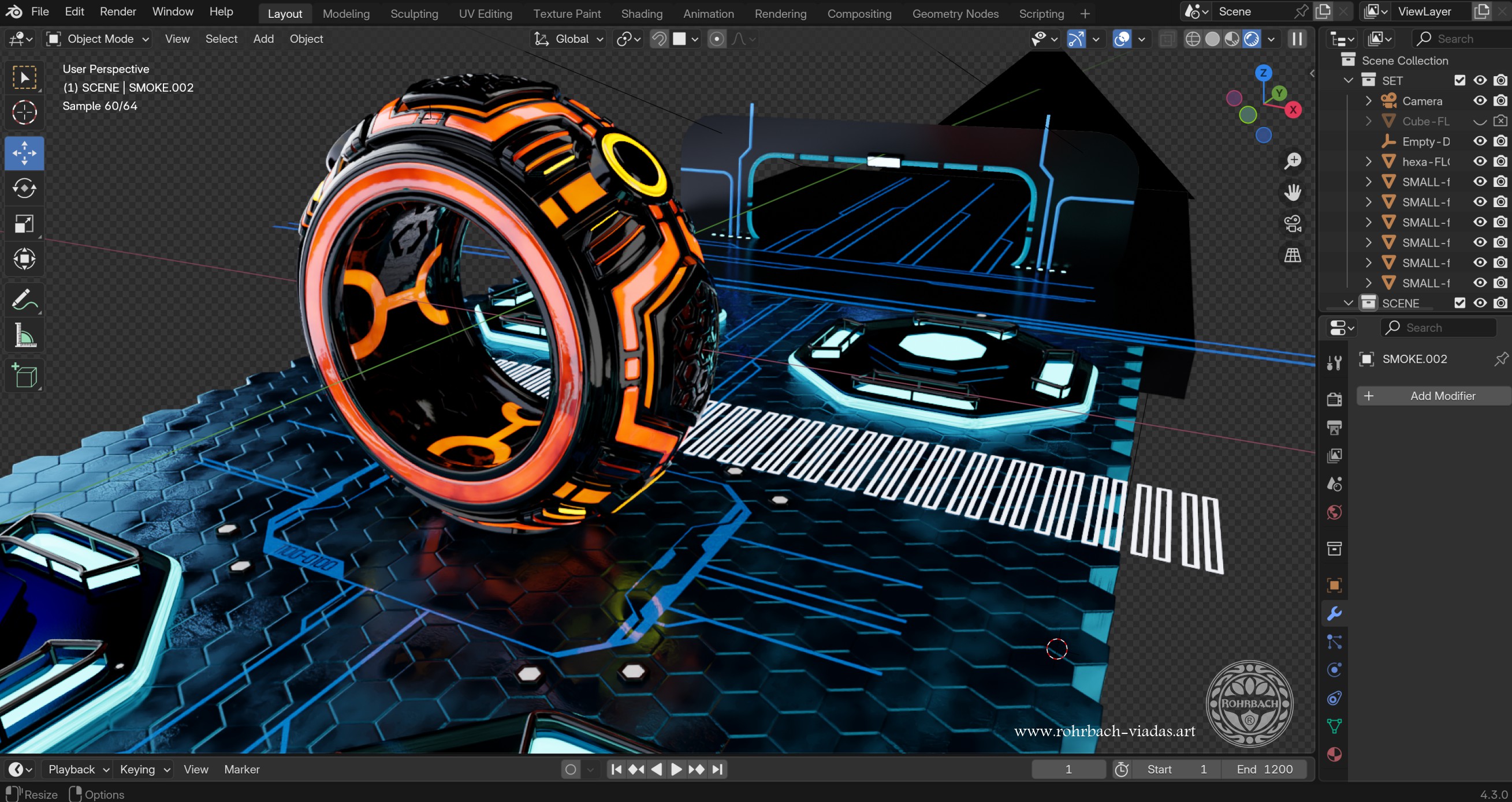 Hommage to TRON Legacy Ring Design - May 2025 Rohrbach ® The Art of 3D Jewelry Customization
