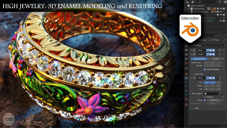 Rohrbach ® 3D Jewelry Design tutorials animations rendering